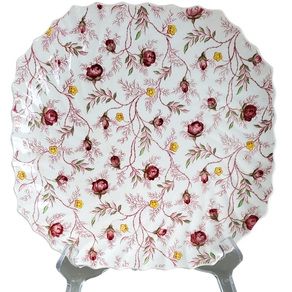 Copeland Spode Rosebud Chintz  Replacement Square Salad / Luncheon Plate - Picture 2 of 7